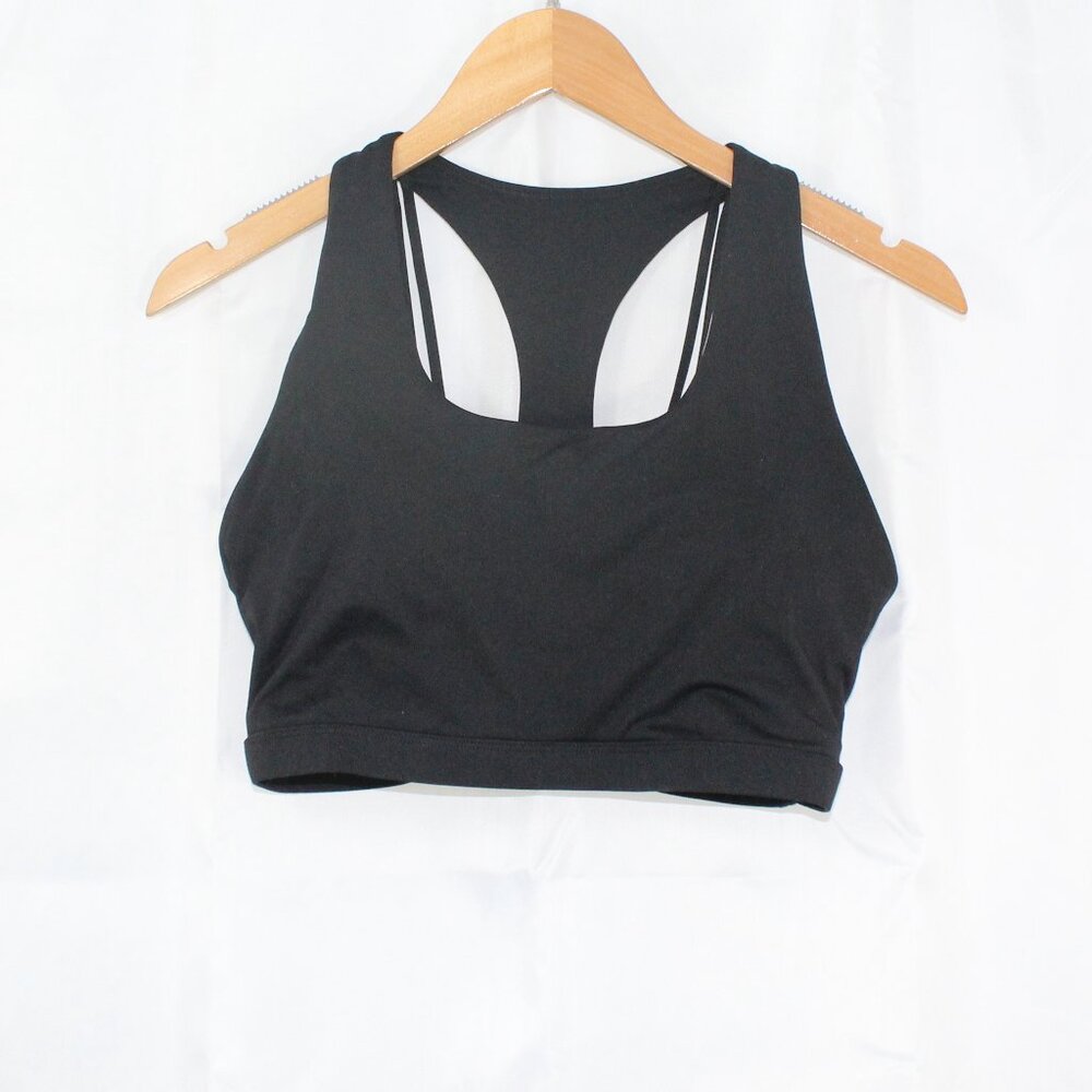 Fabletics Black Women's Boost Medium Impact Large Sports Bra